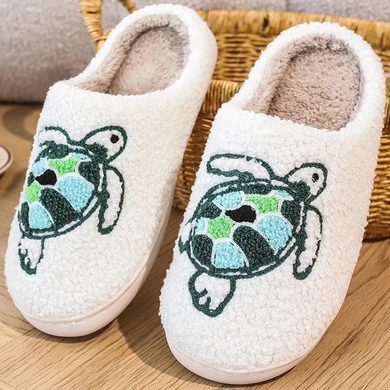 FRANKLINS HANDMADE STITCHED TURTLE SLIPPERS